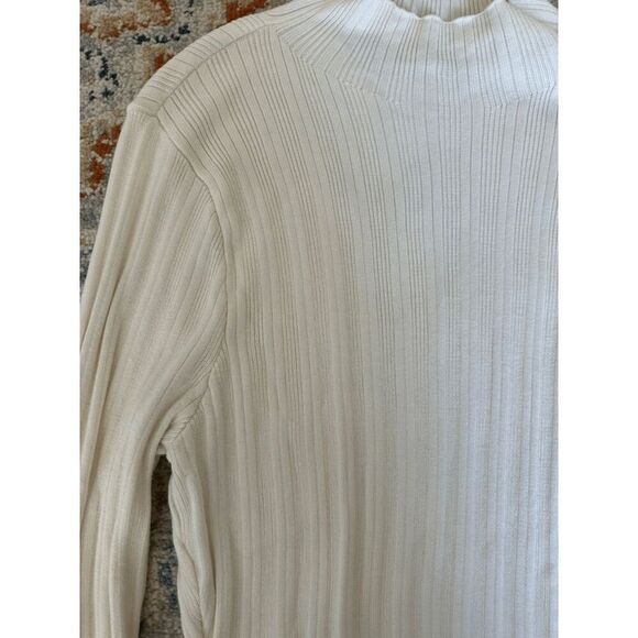 Abercrombie Mock-Neck Ribbed Sweater Bodysuit - Picture 4 of 5